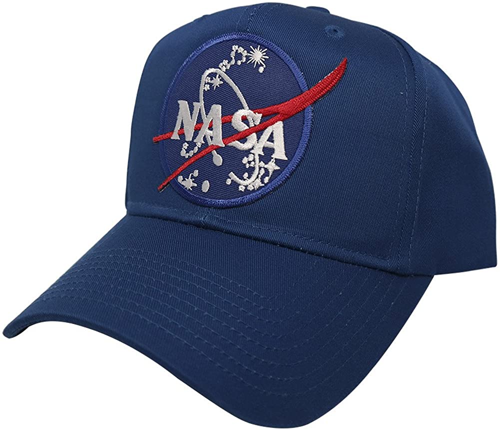 NASA Insignia Logo Embroidered Iron On Patch Snapback Cap