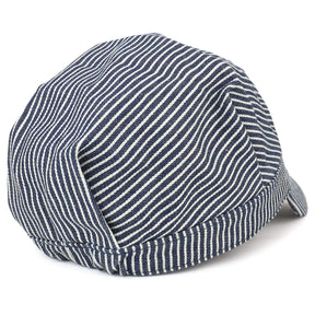 Armycrew Kid's Youth Size Hickory Stripe Railroad Train Engineer Cap