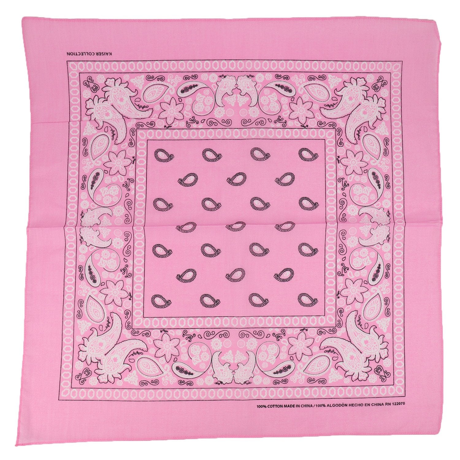 Armycrew Paisley Printed Cotton Bandanas 4 Pack Set