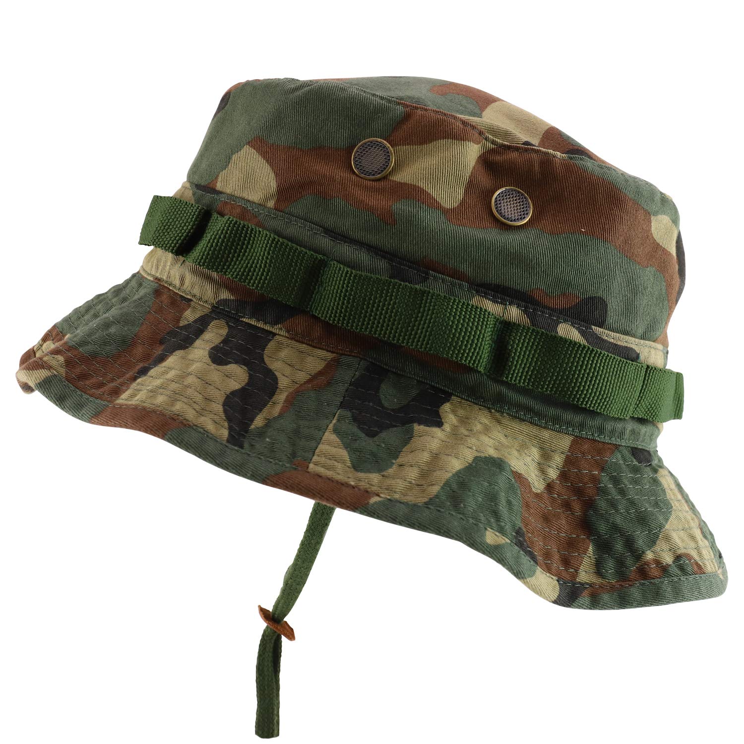 Rapid Dominance Washed Cotton Military Boonie Hat with Drawstring