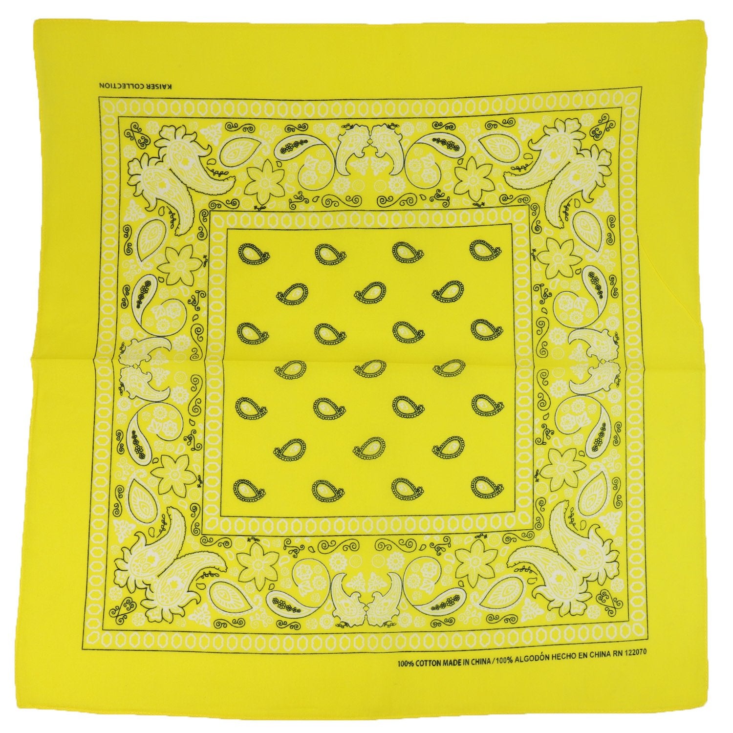 Armycrew Paisley Printed Cotton Bandanas 4 Pack Set