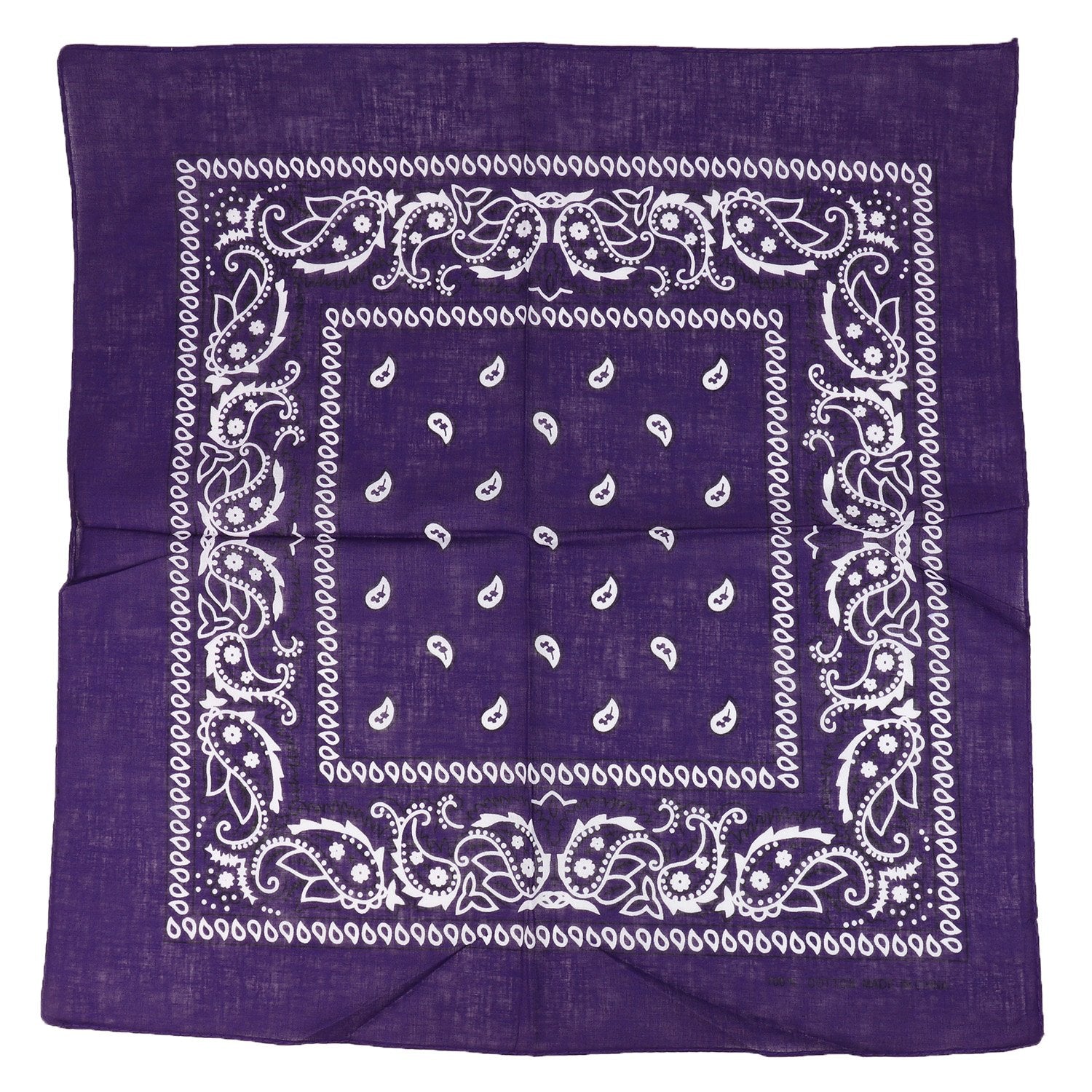 Armycrew Paisley Printed Cotton Bandanas 4 Pack Set