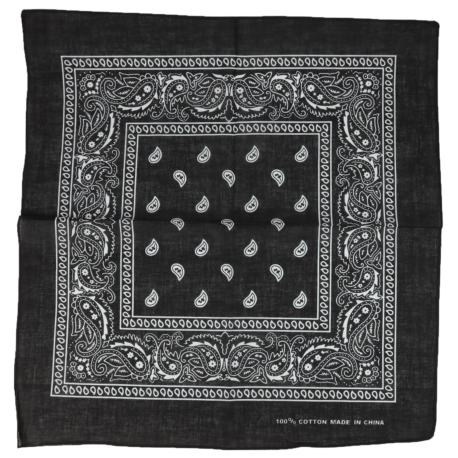Armycrew 12pc Paisley Printed 100% Cotton Bandanas Headwrap Face Protection