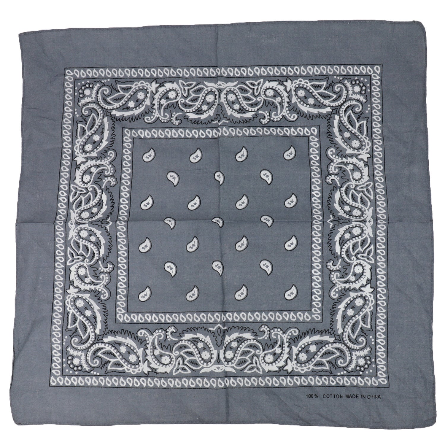 Armycrew 12pc Paisley Printed 100% Cotton Bandanas Headwrap Face Protection
