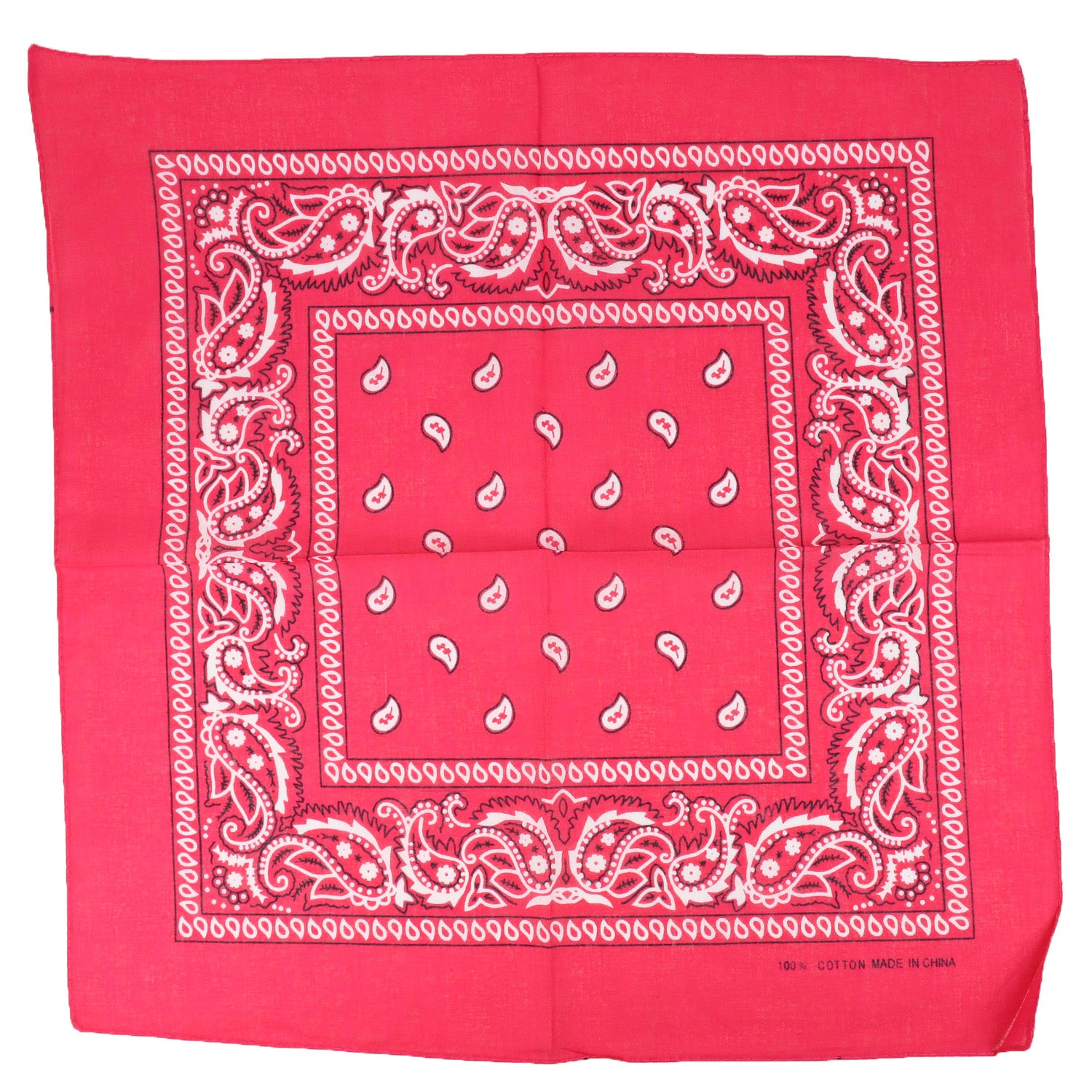 Armycrew 12pc Paisley Printed 100% Cotton Bandanas Headwrap Face Protection