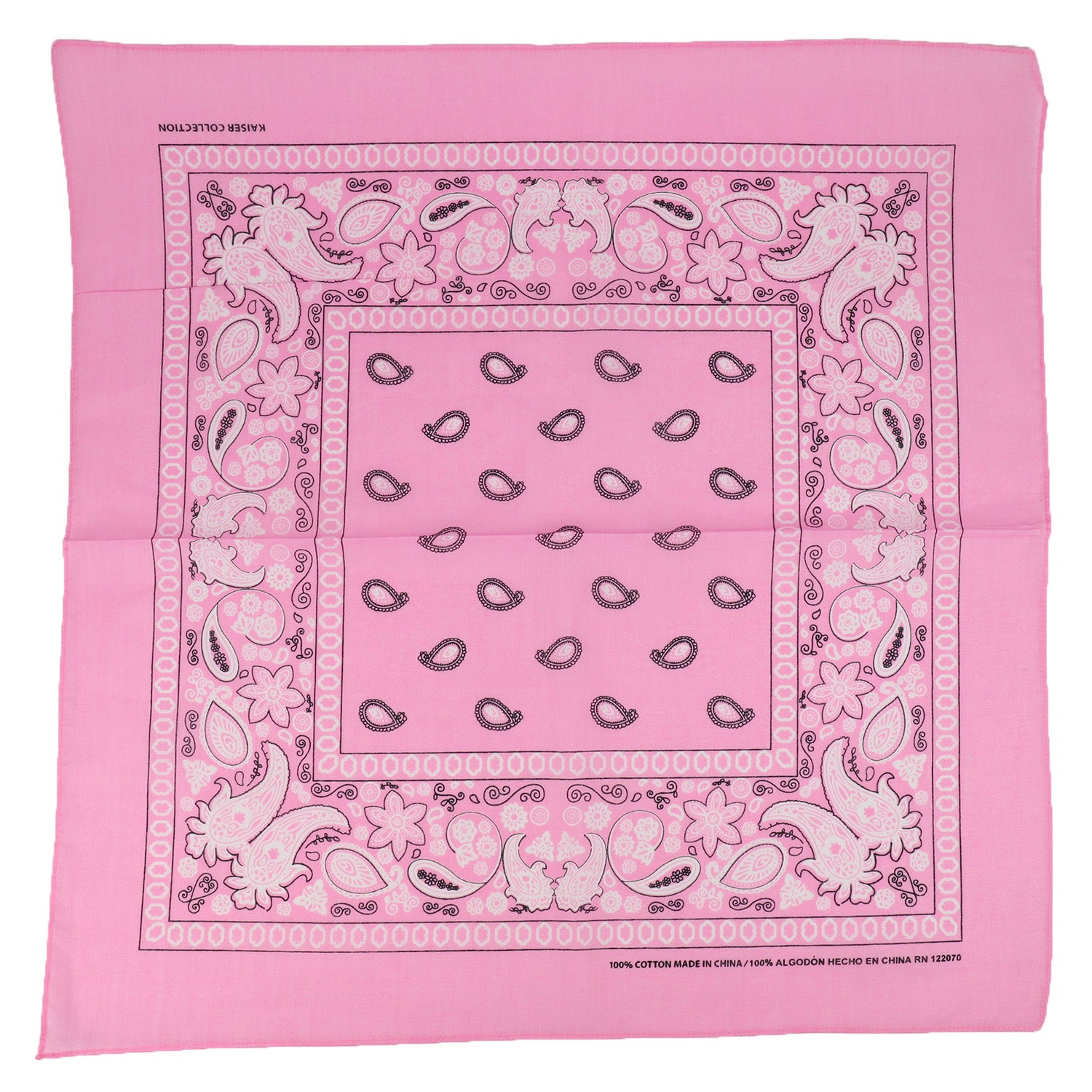 Armycrew 12pc Paisley Printed 100% Cotton Bandanas Headwrap Face Protection