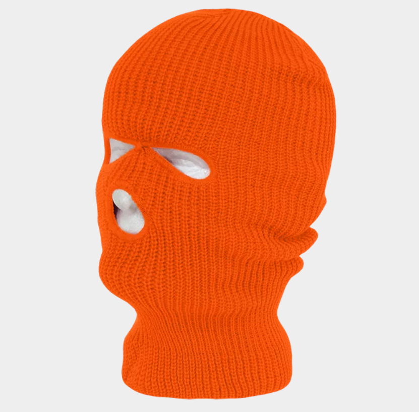 Winter Full Face Cover Acrylic Ski Mask 3 Hole Beanie Hat