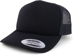 Armycrew XXL Oversize Curved Visor Foam Trucker Mesh Snapback Cap