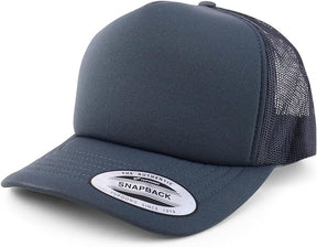 Armycrew XXL Oversize Curved Visor Foam Trucker Mesh Snapback Cap