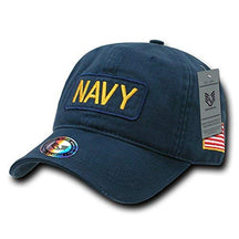 Rapiddominance Dual Flag Raid Embroidered Military Law Enforcement Cap - Navy