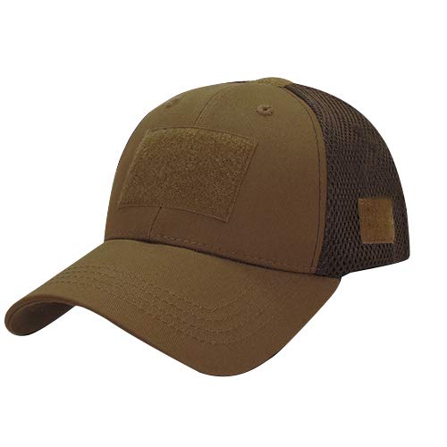 Low Crown Air Mesh Tactical Cap with Loop Patch