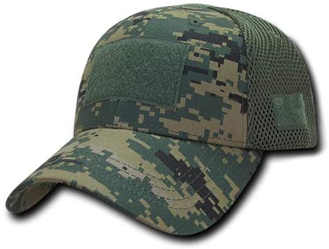Low Crown Air Mesh Tactical Cap with Loop Patch