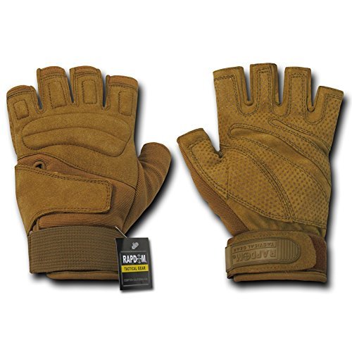 Outdoor Durable Lightweight Fingerless Glove - Coyote