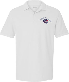 Men's I Need My Space NASA Embroidered Premium 100% Cotton Shirt