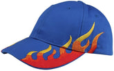 MC Low Profile Side Flame Deluxe Cotton Structured Cap, Black