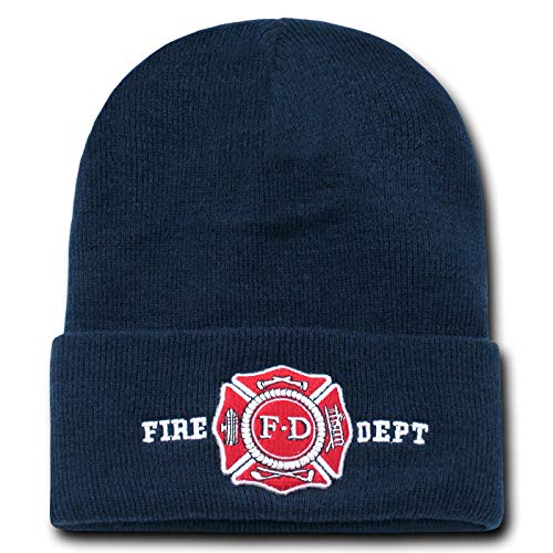 Rapid Dominance Military and Law Enforcement Embroidered Cuff Beanie - Fire Dept