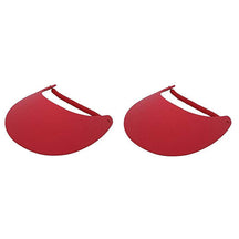 2 Pack Lightweight Foam Sun Visor String Coil Tennis Visor