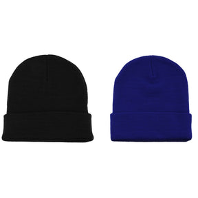 MC Winter Knit Long Cuff Beanie - 2 Pack Deal