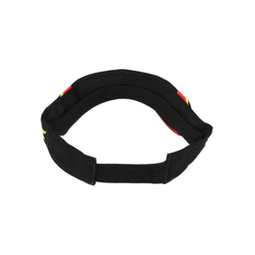 Chopper Biker Pro Style Flame Embroidered Visor