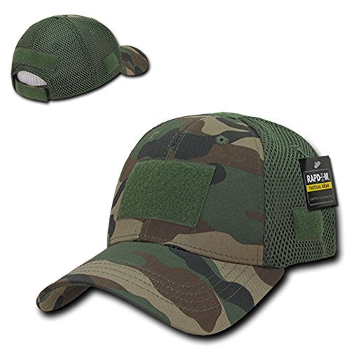 Low Crown Air Mesh Tactical Cap with Loop Patch