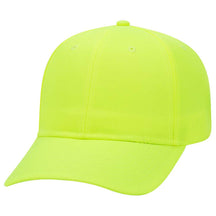 Armycrew Lightweight Neon Color Polyester Twill Structured Baseball Cap - NEON Orange