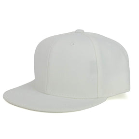 Armycrew Youth Kid's Solid Color Flat Bill Snapback Baseball Cap