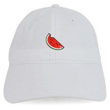 Armycrew Watermelon Embroidered Patch Unstructured Cotton Washed Baseball Cap