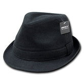 Classic and Stylish Melton Wool Fedora Hat