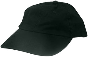 Armycrew Toddler to Youth Washed Chino 100% Cotton Twill Cap with Adjustable Strap - Black
