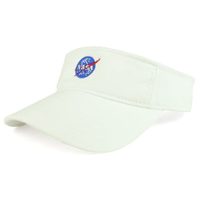Armycrew NASA Insignia Logo Embroidered Cotton Adjustable Visor Cap