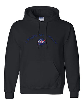 Men's I Need My Space NASA Embroidered Heavy Blend Hooded Sweatshirt