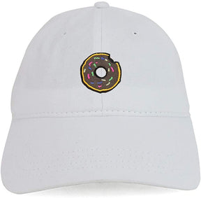 Armycrew Donut Embroidered Patch Unstructured Cotton Washed Baseball Cap