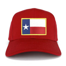 Texas State Flag Embroidered Iron on Patch Adjustable Snapback Baseball Cap