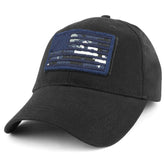 Armycrew USA Navy Flag Tactical Patch Cotton Adjustable Baseball Cap