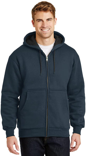 Armycrew Men's Heavyweight Full Zip Hoodie with Thermal Lining