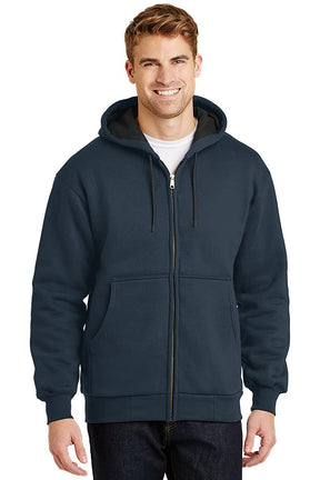 Armycrew Men's Heavyweight Full Zip Hoodie with Thermal Lining