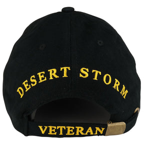 Armycrew Desert Storm War Veteran Ribbon Embroidered Structured Baseball Cap