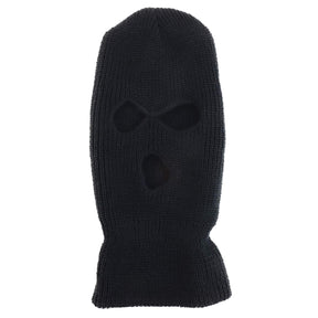 Winter Full Face Cover Acrylic Ski Mask 3 Hole Beanie Hat