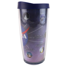 NASA Officially Licensed 16 oz Thermal Travel Tumbler, Made in USA