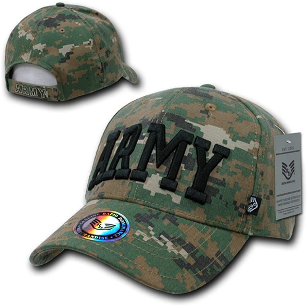 Woodland Digital Military Law Enforcement Cap - 3D Army