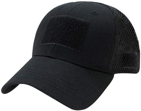 Low Crown Air Mesh Tactical Cap with Loop Patch