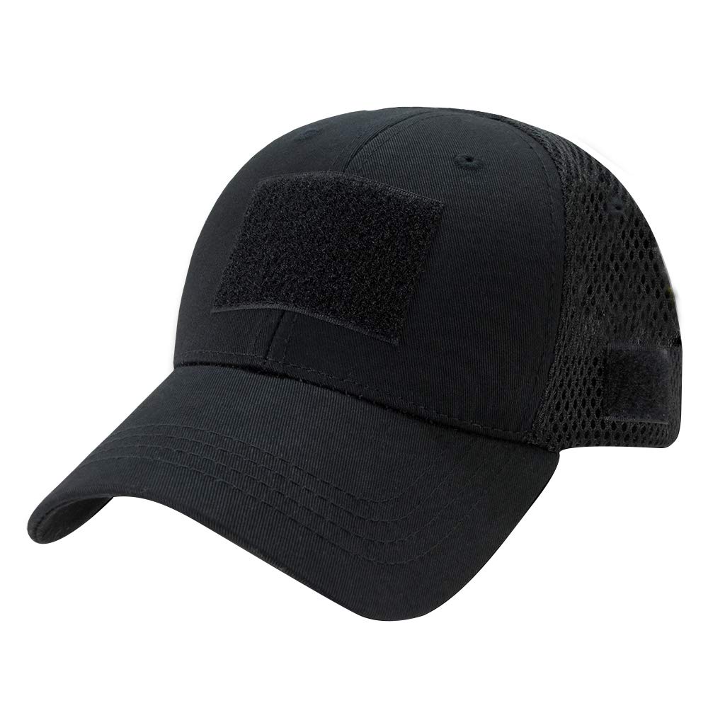 Low Crown Air Mesh Tactical Cap with Loop Patch