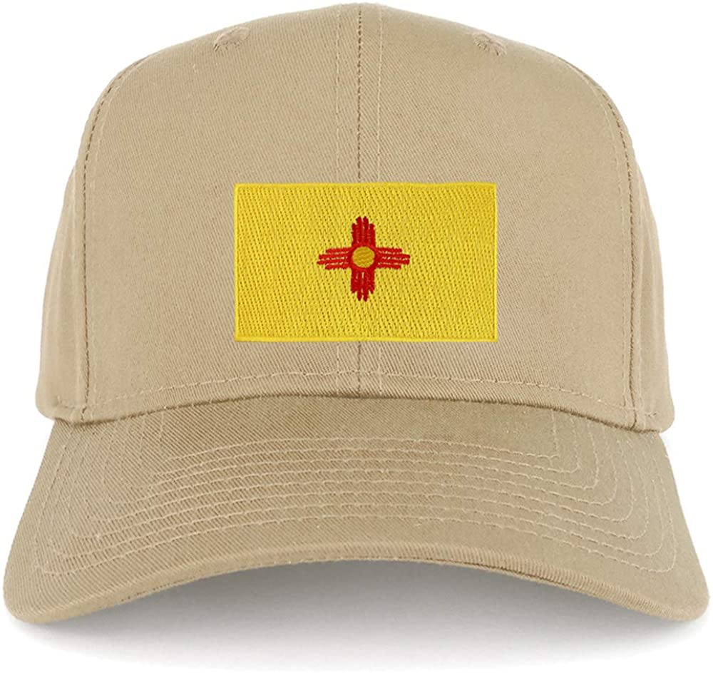 Armycrew New Mexico State Flag Embroidered Patch Adjustable Baseball Cap