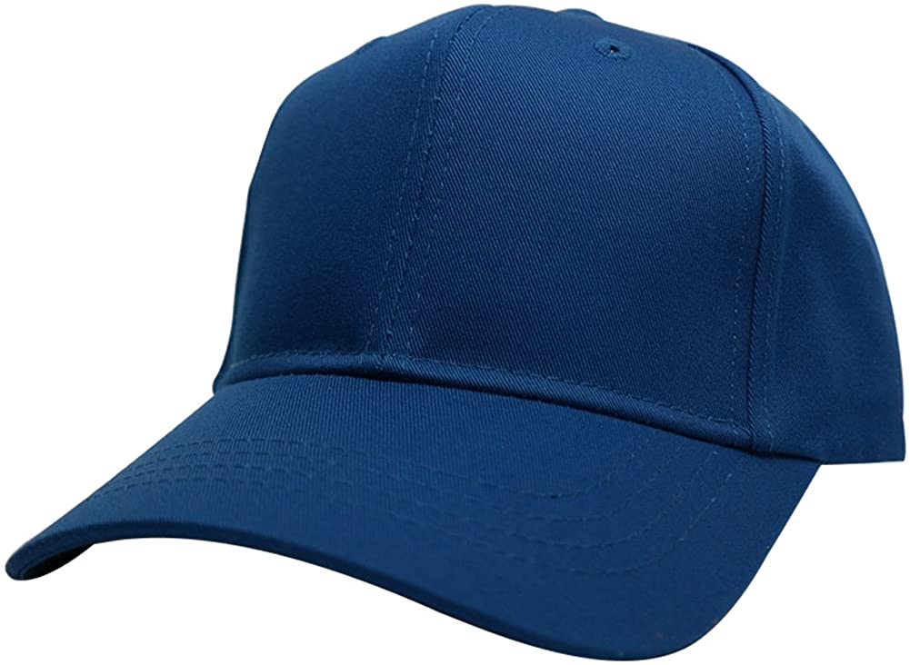 Youth Cotton Twill Pro Style Adjustable Snapback Baseball Cap (Youth Size, Black)