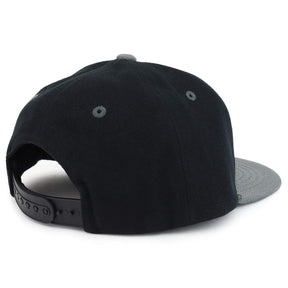 Armycrew Youth Kid's Unicorn Patch Flat Bill Snapback 2-Tone Baseball Cap
