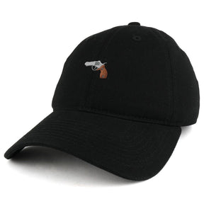 Armycrew Small Gun Embroidered Washed Cotton Soft Crown Adjustable Dad Hat