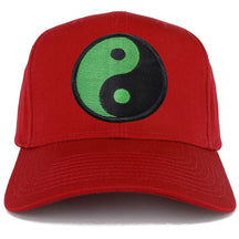 Armycrew Green Yin Yang Patch Structured Baseball Cap