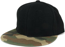 Armycrew 6 Panel Constructed Camo Bill Snapback Adjustable Cap