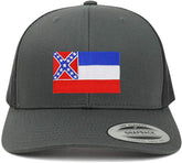Armycrew Oversize XXL New Mississippi State Flag Patch Retro Trucker Mesh Cap