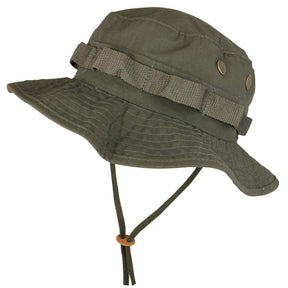 Armycrew Ripstop Tear Resistant Cotton Jungle Boonie Cap with Chin Strap